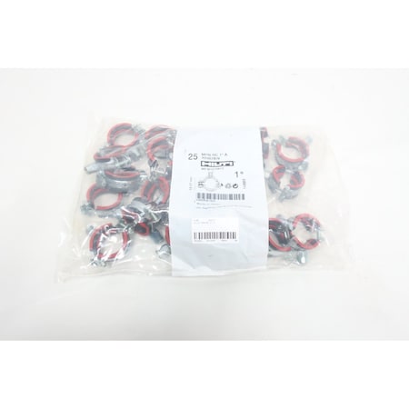 Hilti Pack Of 25 M8-M10/Sw13 Clamp Other Pipe Fitting MPN-RC 1" A 335678/9